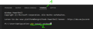 Python Schnellstart mit VS Code (Windows) - Optipyzation